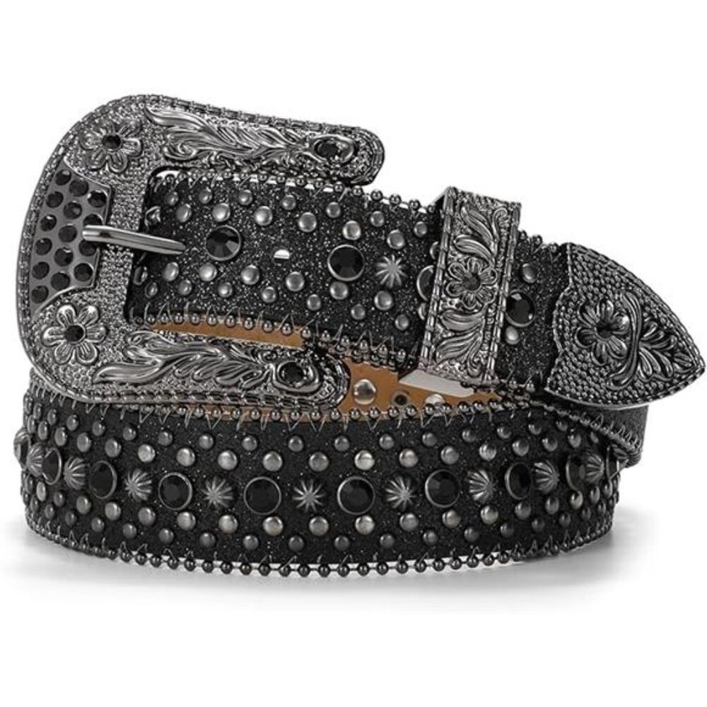 Rhinestone Belt Goth Bling Belts - Picture 6 of 6